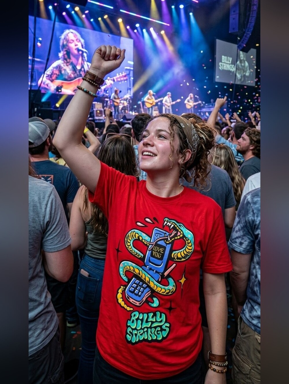 Billy Strings Band Tee. NWOT